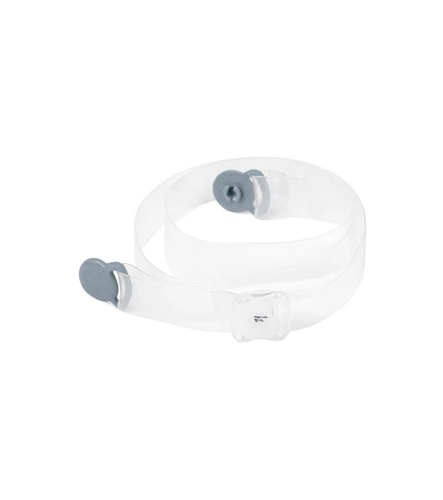 Alça De Silicone Liz Transparente Com Fecho Giratório