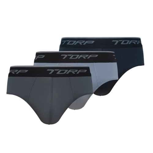 Kit 3 Cuecas Slip Torp Cores Sortidas Básica De Microfibra