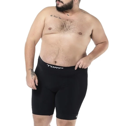 Bermuda Térmica Plus Size Torp Masculina Sem Costura Em Microfibra