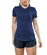 Camiseta Manga Curta Running Elite Feminina Tecido Furadinho - MARINHO-