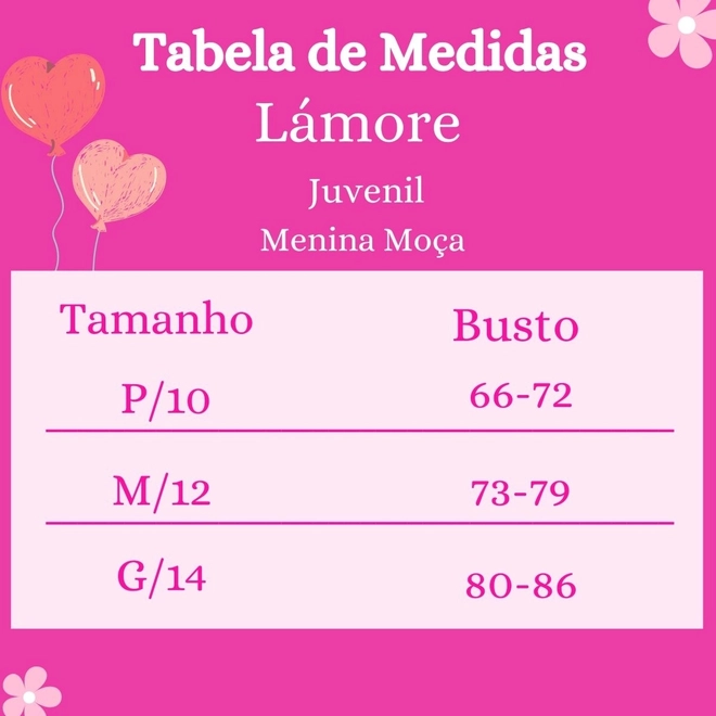 Tabela de Medidas
