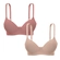 Kit 2 Sutiãs Rio Miss France Com Bojo E Aro Microfibra - CHOC/CALL-CHOC/CALL