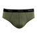 Cueca Slip Mash Adulta Básica Em Cotton - VD07-VERDE