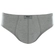 Cueca Slip Mash Adulto Plus Size Em Algodão - CINZA CLARO-MESCLA