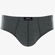 Cueca Slip Mash Adulto Plus Size Em Algodão - CZ06-CINZA MESCLA ESCURO