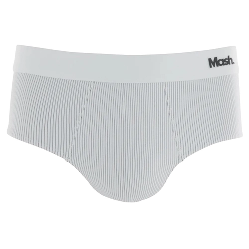 Cueca Slip Mash Adulta Risca De Giz Em Microfibra