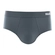 Cueca Slip Mash Adulta Risca De Giz Em Microfibra - CZ01-CINZA MEDIO
