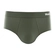 Cueca Slip Mash Adulta Risca De Giz Em Microfibra - VD07-VERDE