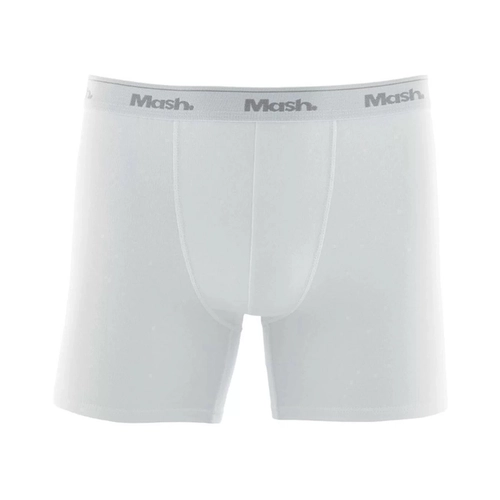 Cueca Boxer Mash Longa Lisa Plus Size Cotton
