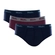 Kit 3 Cuecas Slip Mash Adulto Basic Em Algodão - VM05-VERMELHO