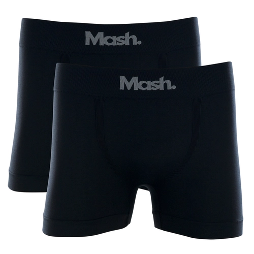 Kit 2 Cuecas Boxer Mash Sem Costura Em Microfibra