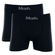Kit 2 Cuecas Boxer Mash Sem Costura Em Microfibra - PT00-PRETO
