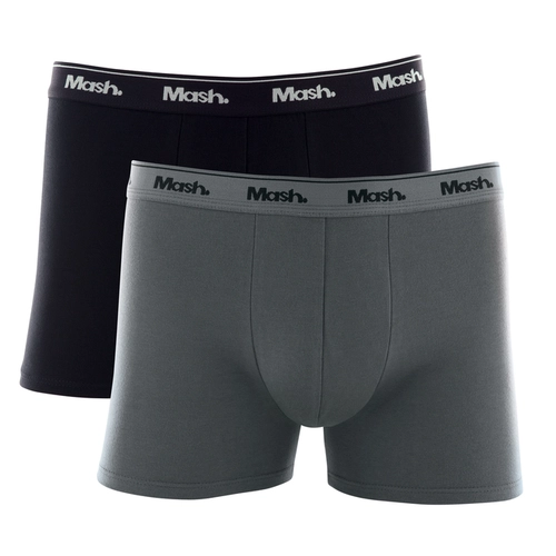 Kit 2 Cuecas Boxer Mash Plus Size Cotton