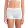 Calcinha Boxer She Adulto Boyshorts Microfibra Sem Costura - BR00-BRANCO