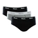 Kit 3 Cuecas Slip Mash Adulto Plus Size Basic Em Algodão - PT02-PRETO 02