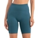 Bermuda Fitness She Feminina Adulto Sem Costura Microfibra - AZ07-AZUL PETROLEO