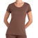 Camiseta Fitness She Feminina Adulto Básica Em Poliamida - MR02-MARROM