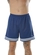 Shorts de Futebol Elite Masculino Calção Esportivo Listras - MARINHO-/BRANCO