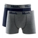 Kit 2 Cuecas Boxer Mash Infantil Cotton - AZ08-MAR/CINZA
