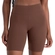 Bermuda Fitness She Feminina Adulto Biker Com Recortes Em Microfibra - MR02-MARROM