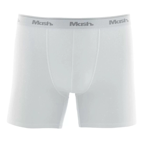 Cueca Boxer Mash Longa Lisa Em Cotton