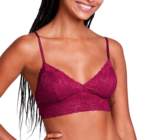 Sutiã Top Bojo Renda Love Lace FUCSIA - Lingeries perfeitas para