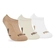 Kit 3 Pares Meias Sapatilha Puma Masculina Adulto Algodão - 977-BEGE/OFF/BCO