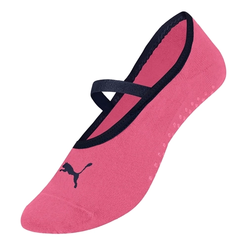 Meia Sapatilha Pilates Puma Adulto Feminina Antiderrapante Algodão