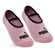 Meia Sapatilha Pilates Puma Adulto Feminina Antiderrapante Algodão - 849-ROSE/PRETO