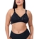Sutiã Cobertura Total Duloren Sem Bojo e Sem Aro Microfibra Trabalhada Summer Flower - PRETO-PRETO