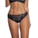 Calcinha Biquíni Fio Dental Duloren Adulto Em Renda Jasmine - PRETO-PRETO