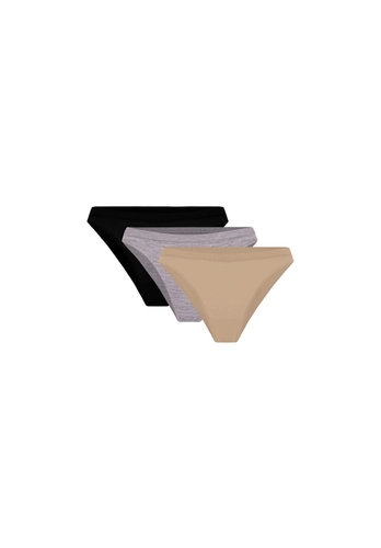 Kit 3 Calcinhas Tanga Trifil Microfibra