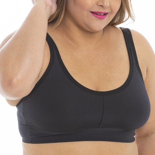 Sutiã Plus Size Sustentação Milão Miss France Sem Bojo Sem Aro