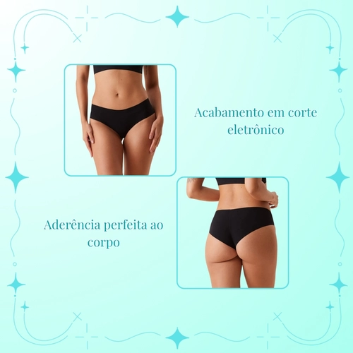 Calcinha Tanga Brasileira Hope Microfibra Sem Costura