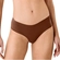 Calcinha Tanga Brasileira Hope Microfibra Sem Costura - MMP-MARROM CAPPUCCINO