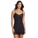 Camisola Alças Finas Hope Adulto Em Microfibra E Renda Love Stories - PTO-PRETO