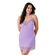 Camisola Alças Finas Hope Adulto Em Microfibra E Renda Love Stories - LSP-LILAS PETALA