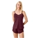 Pijama Short Doll Alças Finas Hope Adulto Em Microfibra E Renda Love Stories - VNP-VINHO DO PORTO