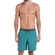 Shorts Praia Mash Masculino Adulto Mescla Com Recortes Microfibra - AZ07-AZUL PETROLEO