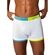 Cueca Boxer Lupo Adulto Sem Costura Microfibra - 1110-BRANCO/AZUL