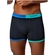 Cueca Boxer Lupo Adulto Sem Costura Microfibra - 9990-PRETO/AZUL