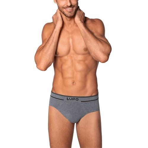 Cueca Lupo Slip Adulto Microfibra Sem Costura
