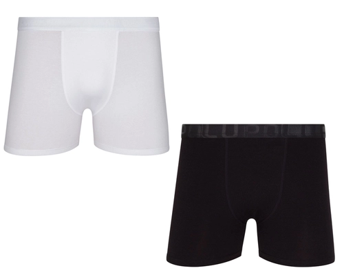 Kit 2 Cuecas Boxer Lupo Adulto Algodão Com Elastano