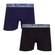 Kit 2 Cuecas Boxer Lupo Adulto Algodão Com Elastano - 0919-PTO/AZUL