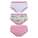 Kit 3 Calcinhas Lupo Lobinha Infantil Estampadas Algodão - 0951-BRANCO/ROSA