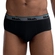 Cueca Slip Mash Adulto Cós Mesclado Em Cotton - PT00-PRETO
