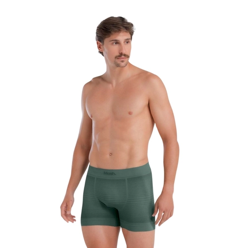 Cueca Boxer Mash Adulto Sem Costura Em Microfibra