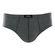 Cueca Slip Mash Adulto Básica Em Algodão - CZ06-CINZA MESCLA ESCURO