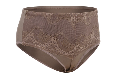 Calcinha Plus Size Lamore Tangão Com Renda Em Microfibra
