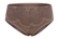 Calcinha Plus Size Lamore Tangão Com Renda Em Microfibra - CAS-CASTANHO